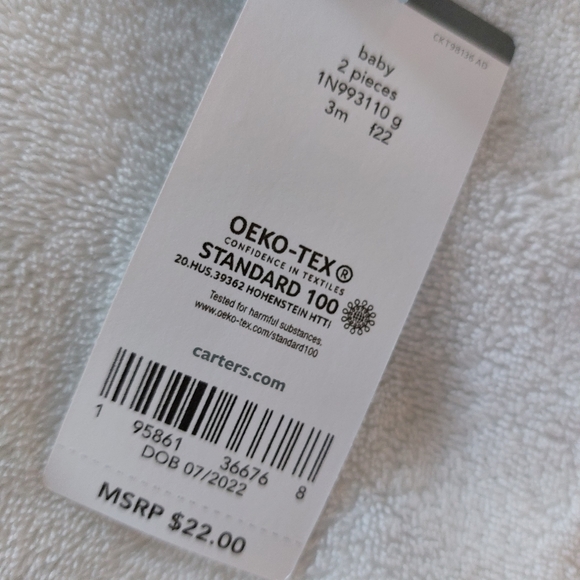 Carter's 2-pc. Infant Christmas Bodysuit & Pant Set, 3 months, NWT - Picture 6 of 16